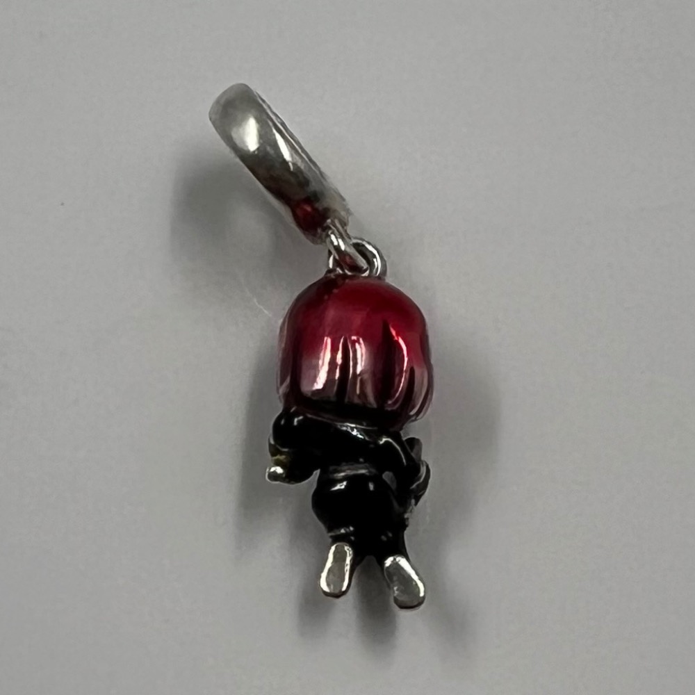 Pre-owned PANDORA AVENGERS MARVEL BLACK WIDOW DANGLE CHARM 790785C01 ...